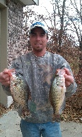 Fishing the bluffs for crappie Fishing Report